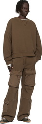 Entire Studios Brown Box Crew Sweatshirt