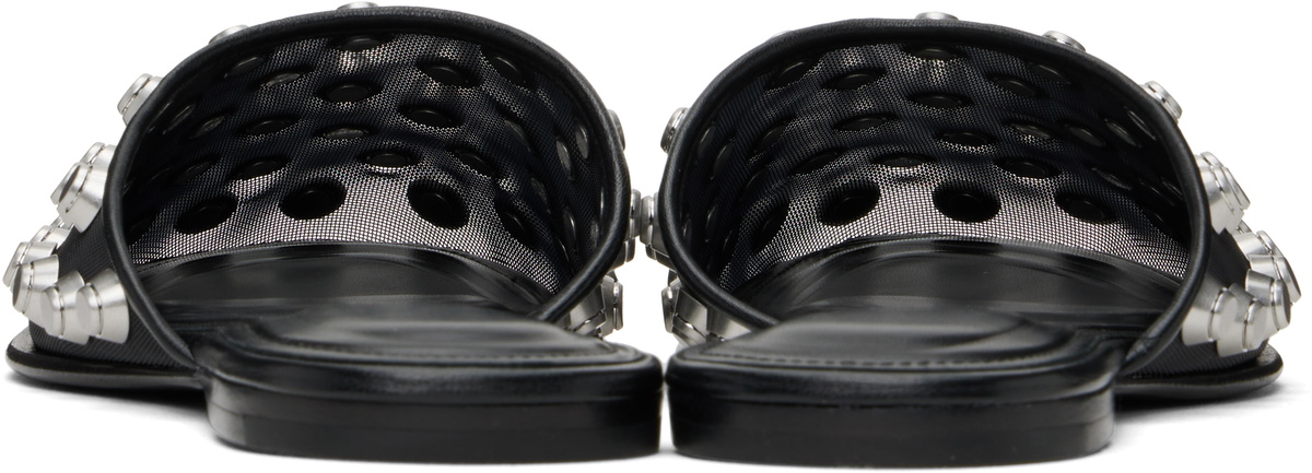 Alexander Wang Black Rhodes Flat Slippers