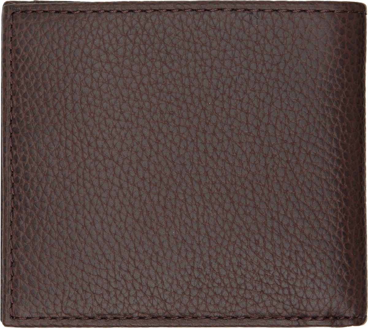 Polo Ralph Lauren Brown Pebbled Leather Billfold Wallet