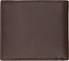 Polo Ralph Lauren Brown Pebbled Leather Billfold Wallet