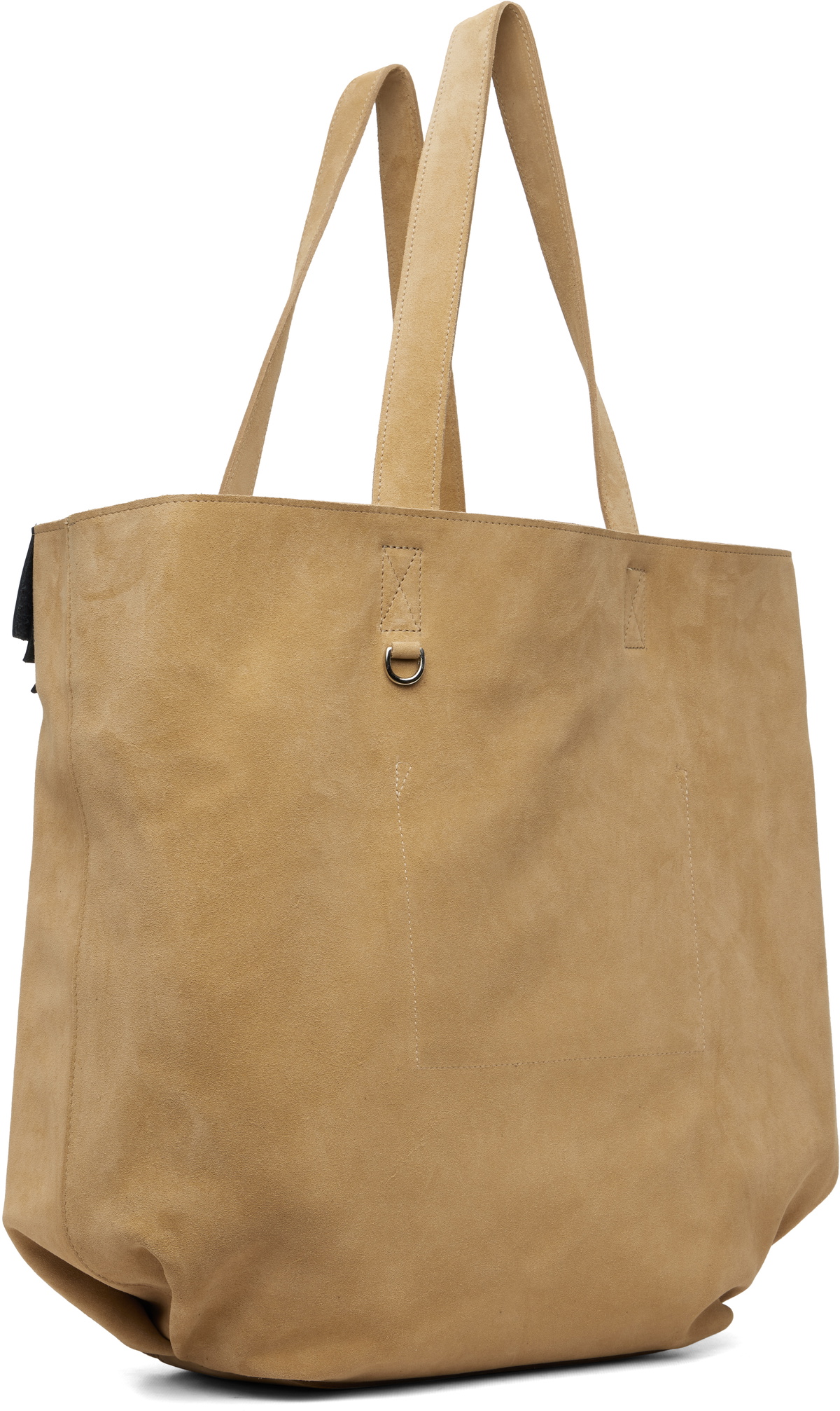 Stefan Cooke Beige Leather Patch Tote