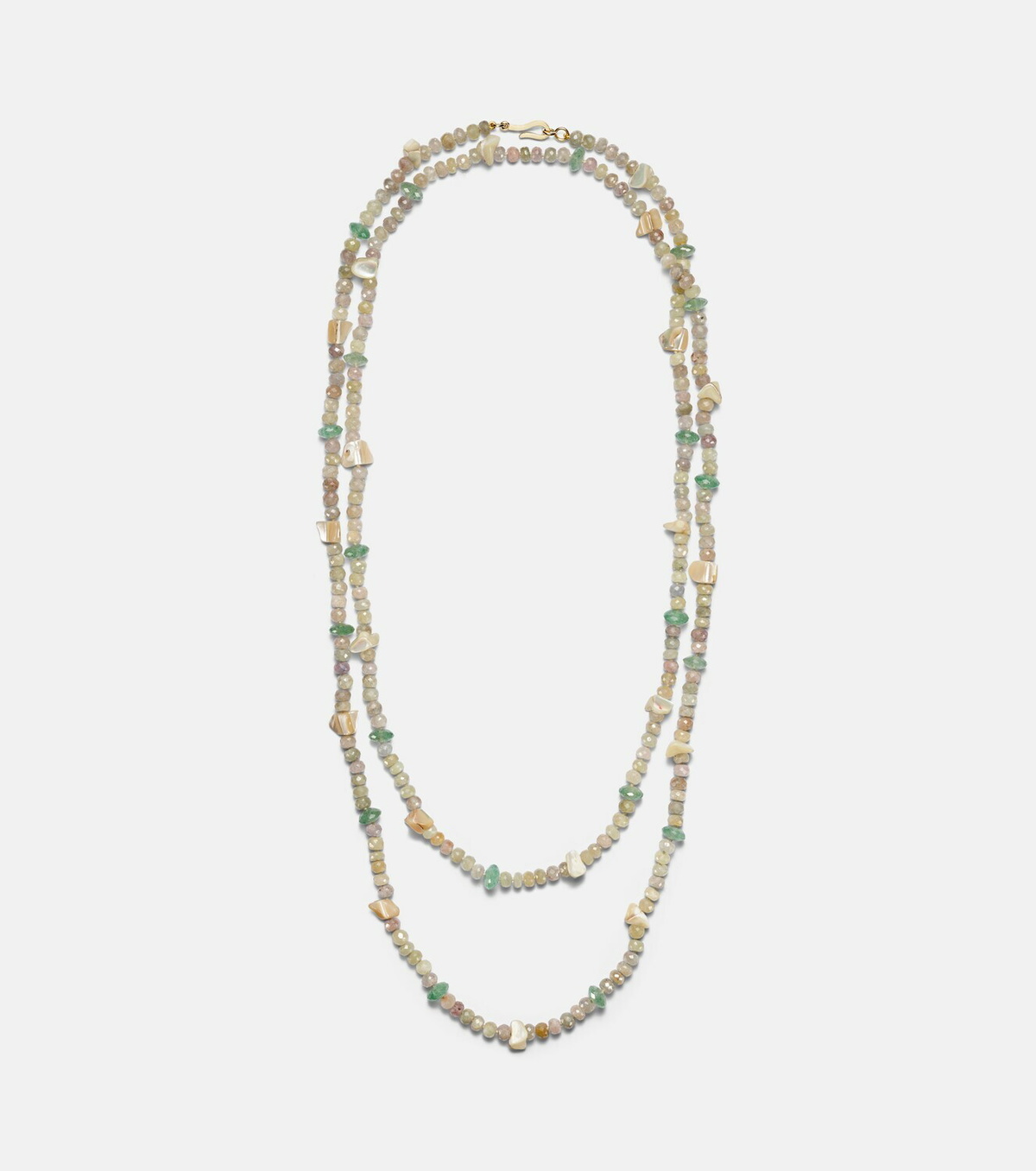 Ileana Makri Beaded necklace with gemstones