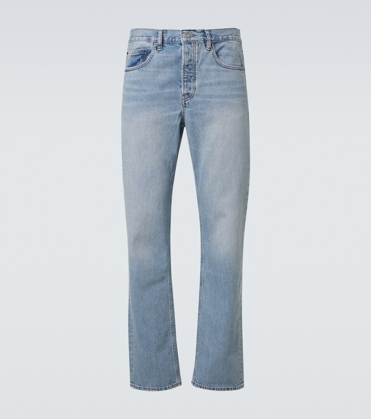 Frame Mid-rise straight jeans