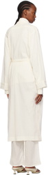 ÉTERNE Off-White Lennon Robe