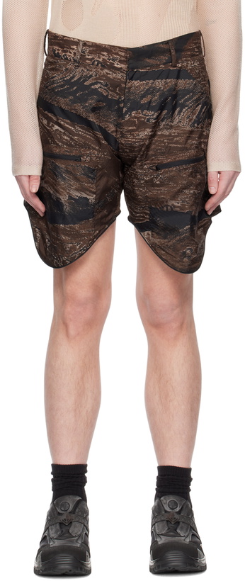 Photo: Olly Shinder Brown Camouflage Shorts