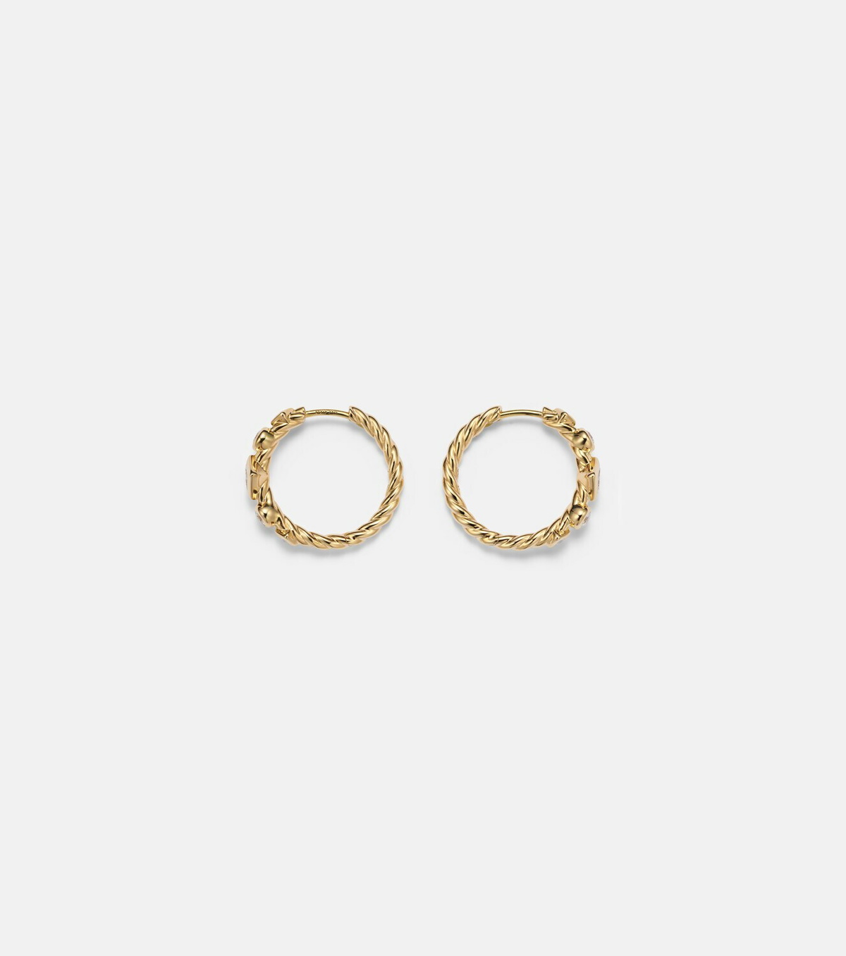 David Yurman Petite Modern Renaissance® 18kt gold (750/1000) earrings with diamonds