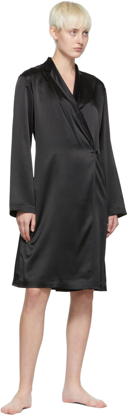 La Perla Black Silk Robe