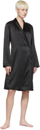 La Perla Black Silk Robe