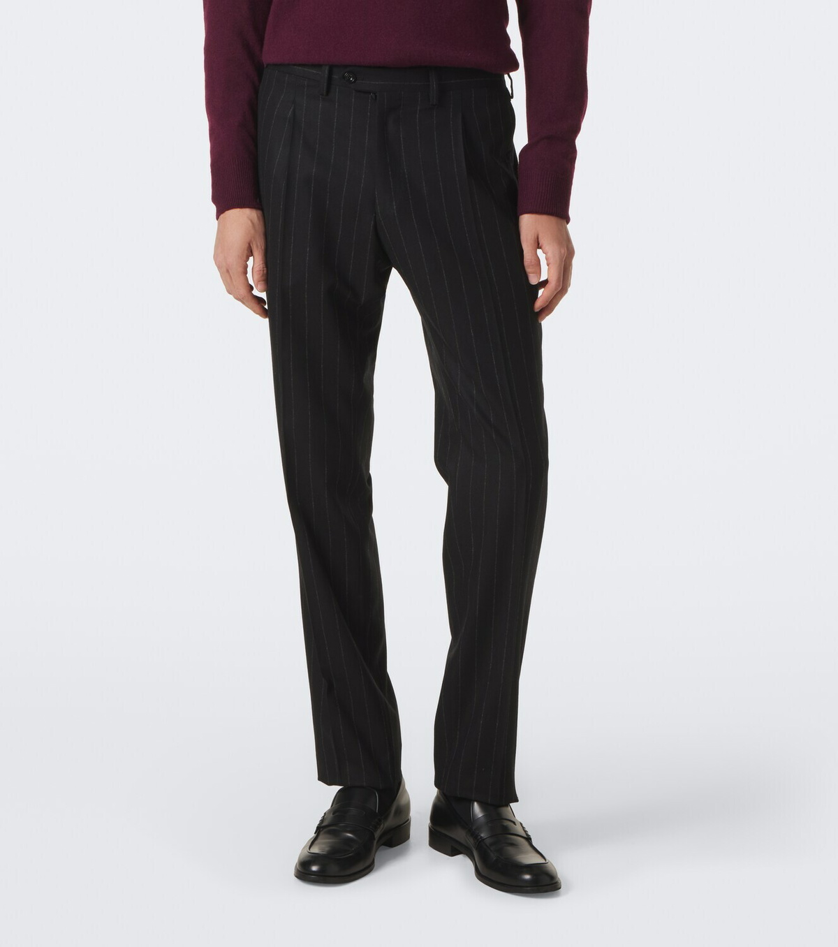 Kiton Pinstriped wool and cashmere suit