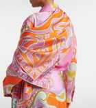 Pucci Labirinto silk twill scarf