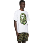 BAPE White Camo Big Ape Head T-Shirt