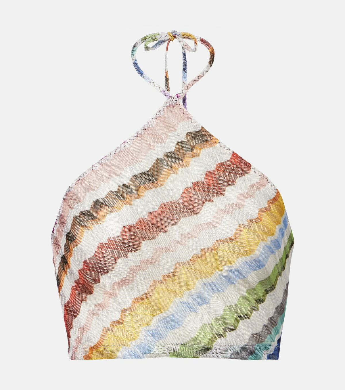 Missoni Halterneck crop top