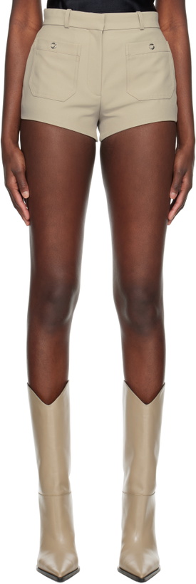 Photo: Coperni Beige Four Pocket Tailored Mini Shorts
