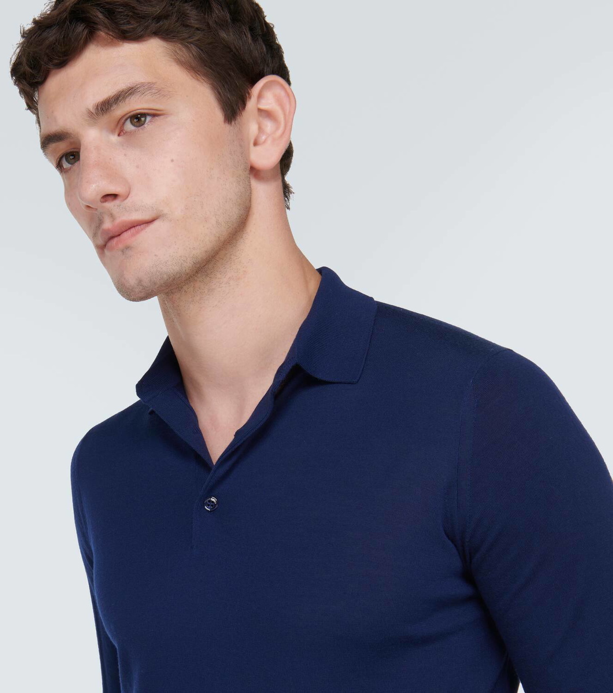 Loro Piana Virgin wool polo shirt Loro Piana