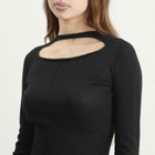 Rick Owens Women's Cropped Pullover Top in Black