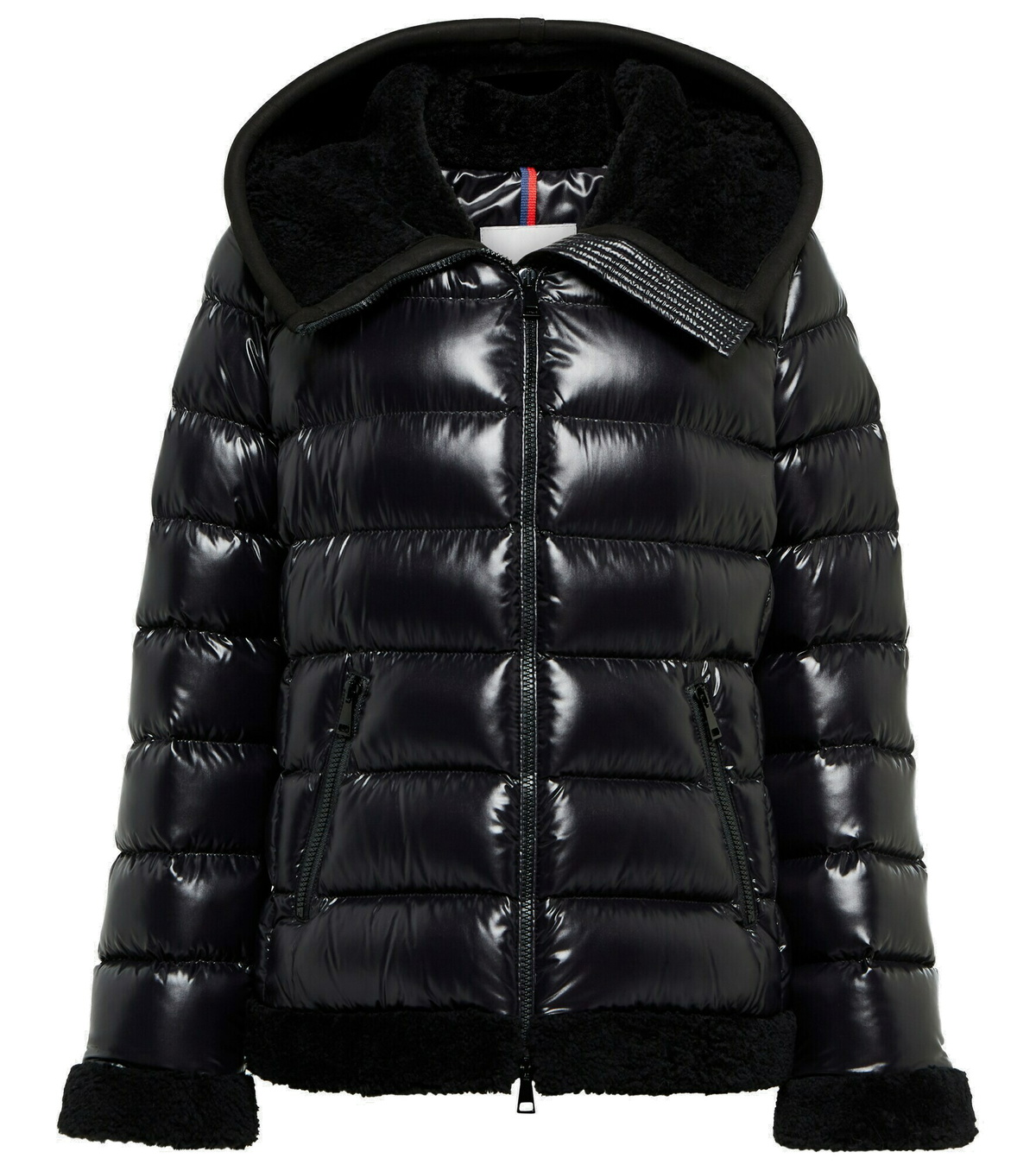 Moncler - Guichard shearling-trimmed down jacket Moncler