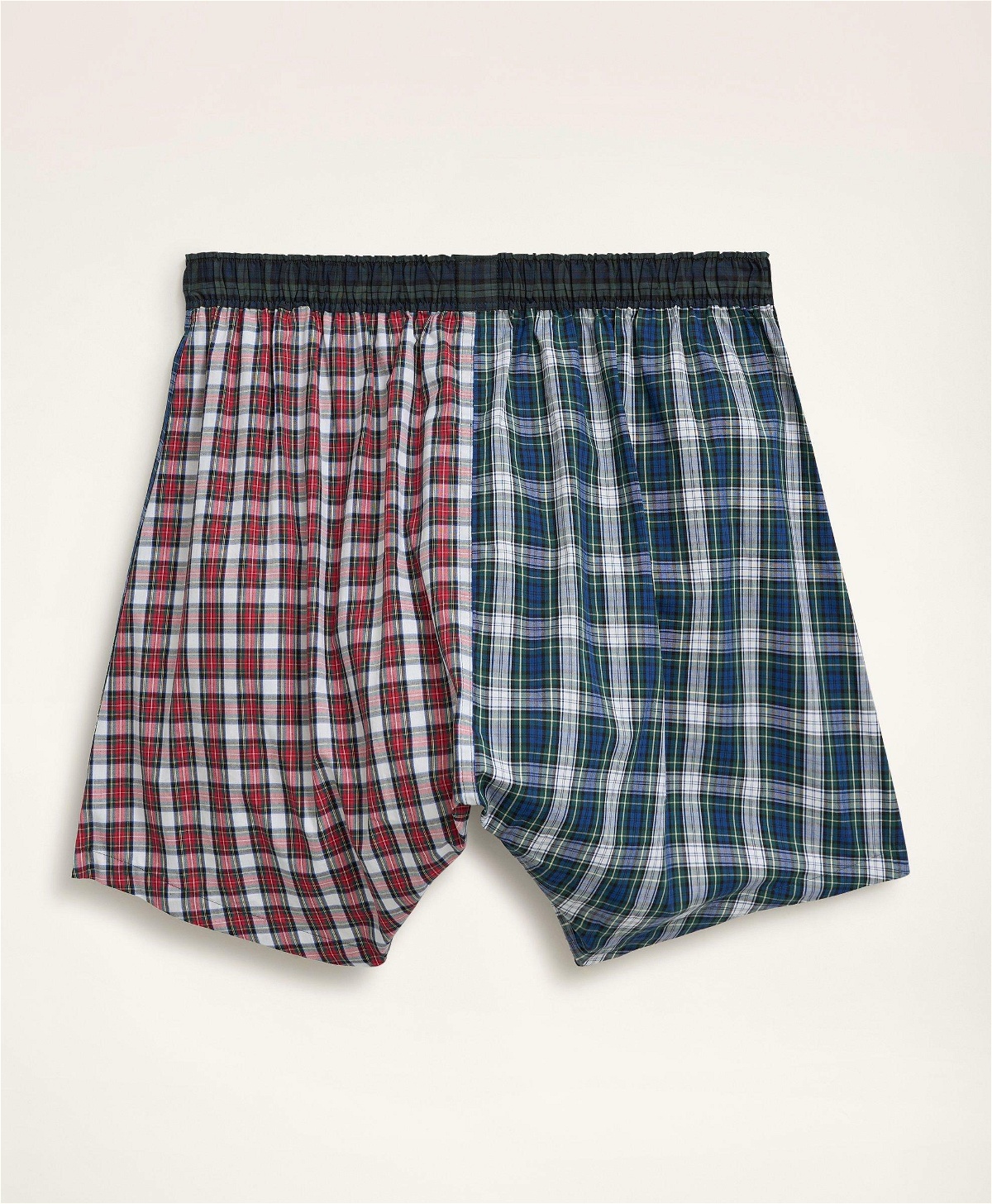 Brooks Brothers Men's Cotton Broadcloth Fun Plaid Boxers Brooks Brothers
