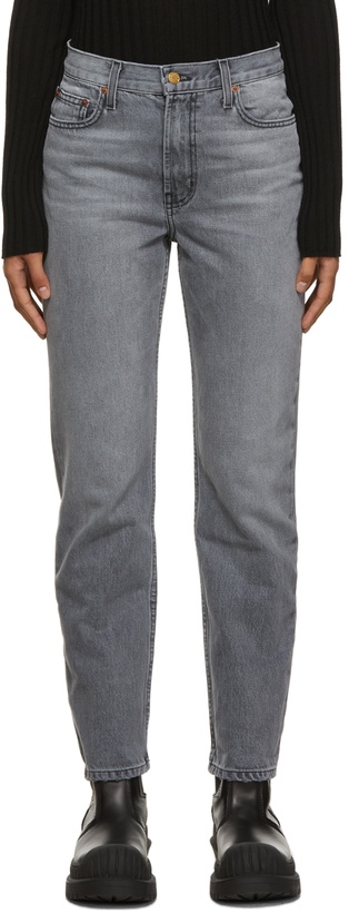 Photo: B Sides Grey Arts Mid Straight Jeans