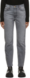 B Sides Grey Arts Mid Straight Jeans