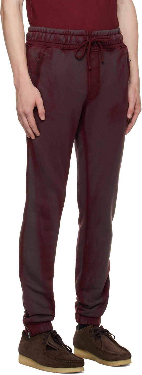 COTTON CITIZEN Red Bronx Zip Lounge Pants