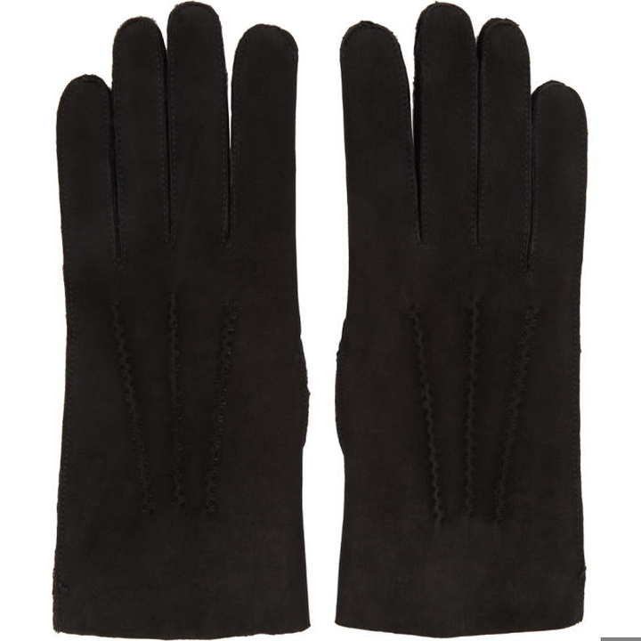 Photo: A.P.C. Black Leather Axel Gloves