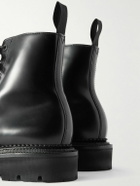 Grenson - Jude Glossed-Leather Boots - Black