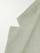 Brunello Cucinelli - Slim-Fit Linen, Wool and Silk-Blend Blazer - Green