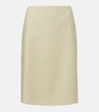 Calvin Klein Collection Lunas wool midi skirt
