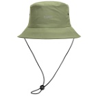 Elliker Burter Packable Tech Bucket Hat in Green 