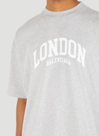 London Wide Fit T-Shirt in Light Grey