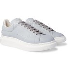 ALEXANDER MCQUEEN - Exaggerated-Sole Leather Sneakers - Gray