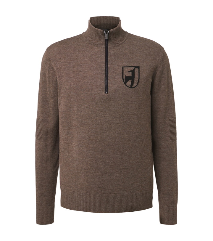 Photo: Toni Sailer Bruce wool half-zip sweater