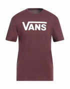 Vans Mens T-shirt Burgundy