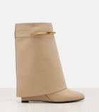 Givenchy Shark leather mid-calf boots
