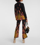 Etro Paisley silk blouse