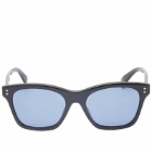 Kenzo Eyewear Men's KZ40161I Sunglasses in Shiny Black/Blue