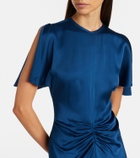 Victoria Beckham Isabella gathered satin gown