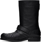 Stefan Cooke Black Star Biker Boots