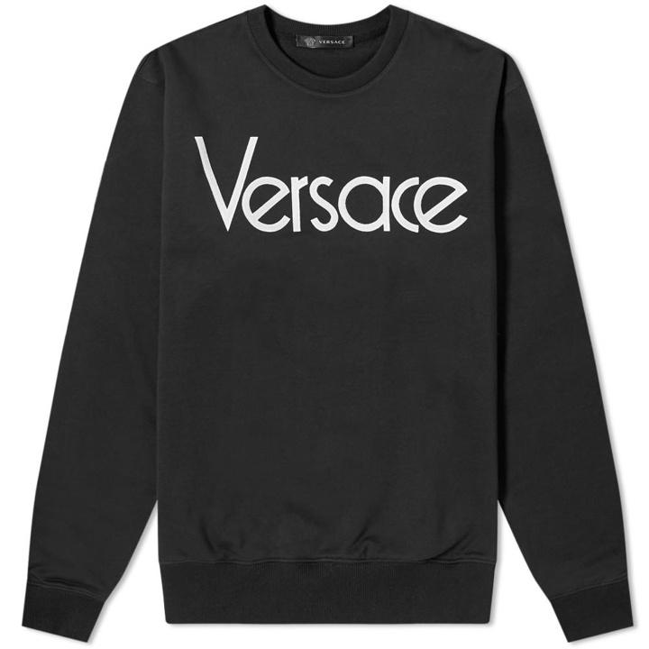 Photo: Versace 80s Logo Embroidered Sweat