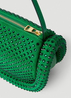 JW Anderson - Embellished Bumper Shoulder Bag in Green