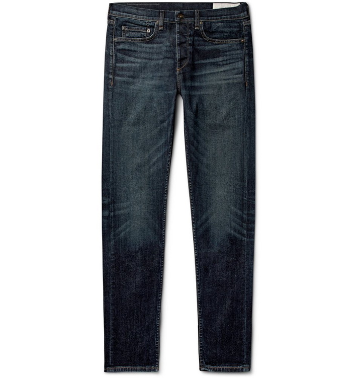 Photo: rag & bone - Fit 2 Slim-Fit Stretch-Denim Jeans - Indigo