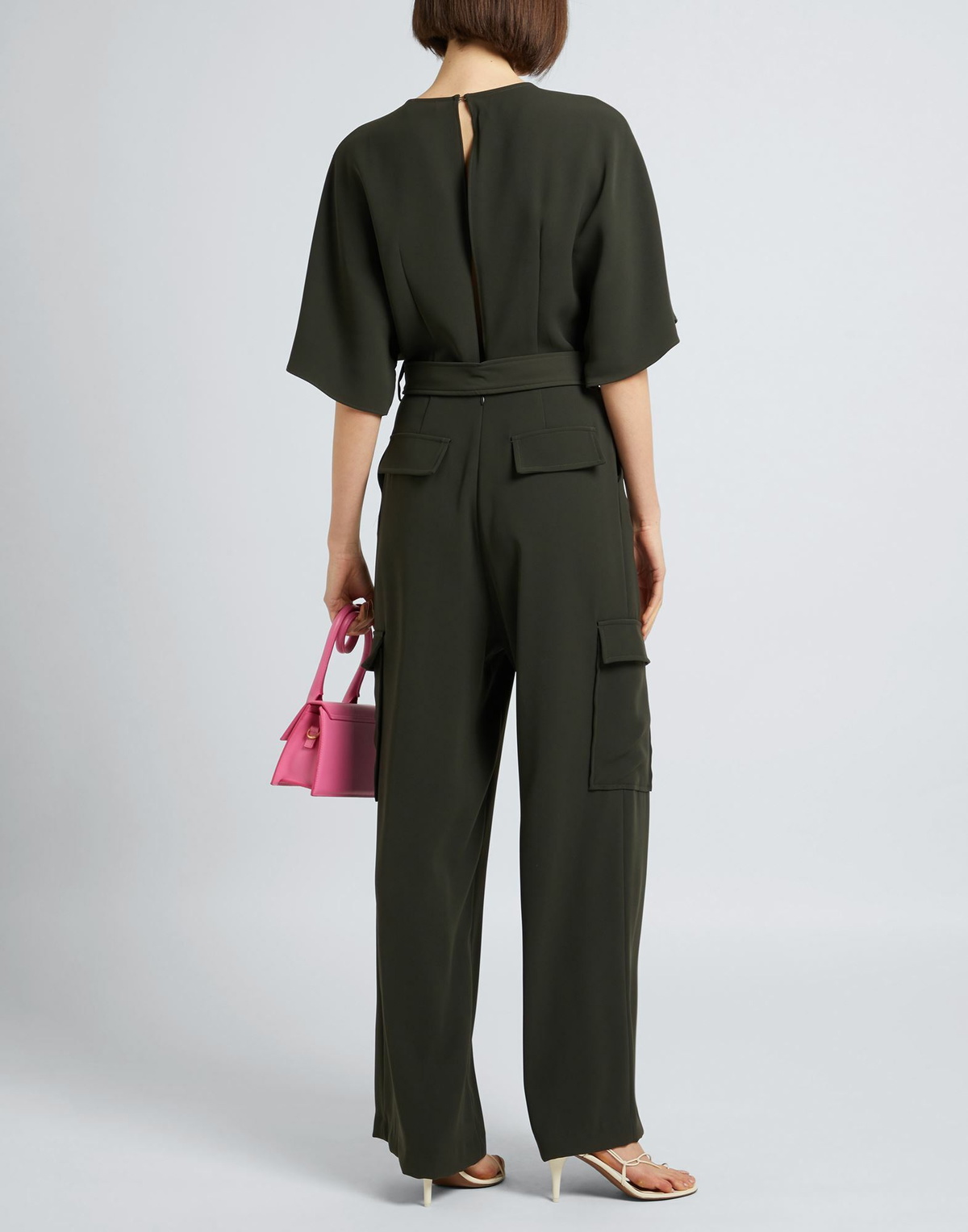 P. a.r. o.s. h. Womens Jumpsuit in Dark green