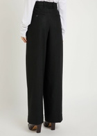 Toteme Straight-leg Flannel Trousers Black