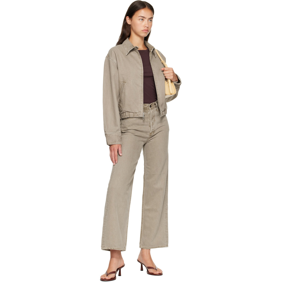 AGOLDE Beige Nile Jacket