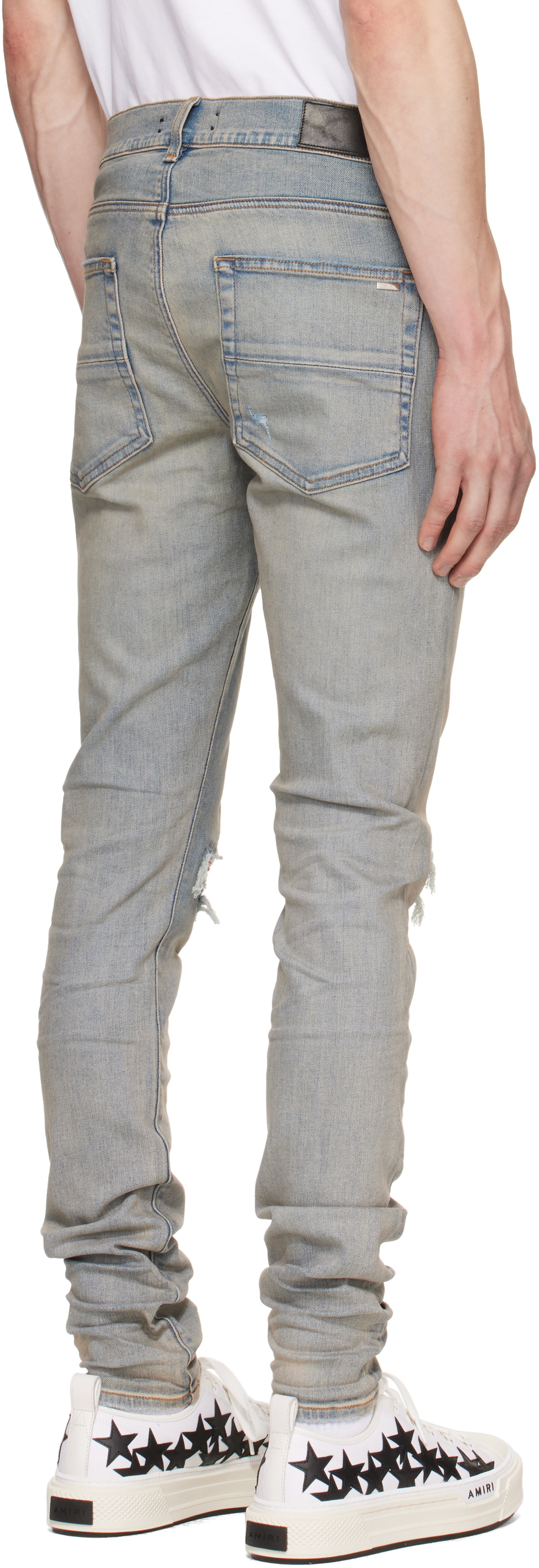 Amiri Blue Denim Pants