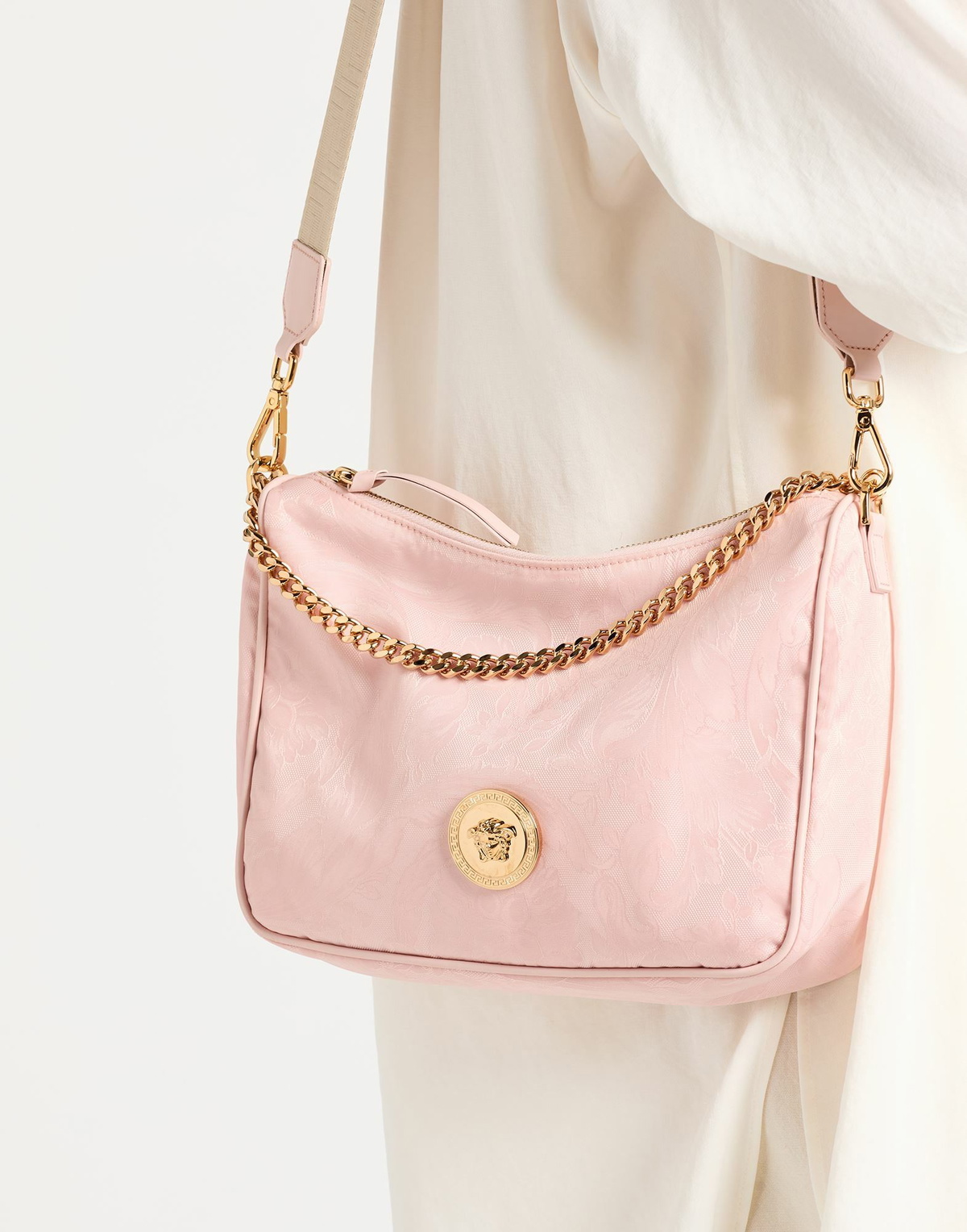 Versace Womens Cross-body bag in Pink