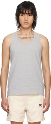 Palm Angels Grey Essential Tank Top