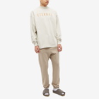 Fear Of God Men's Long Sleeve Eternal Cotton T-Shirt in Warm Heather Oatmeal