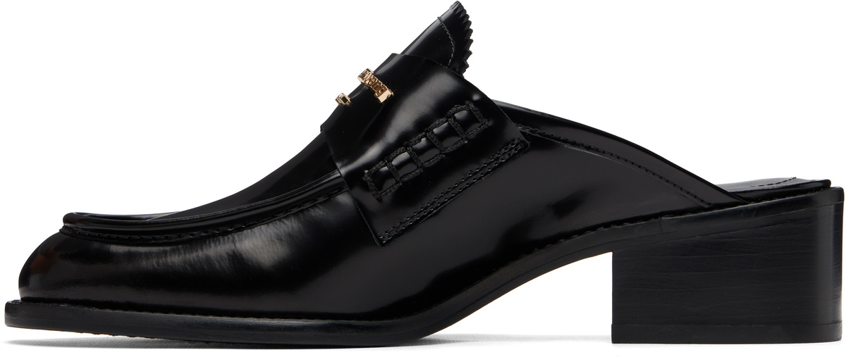 Alexander Wang Black Carter Leather Slip-on Loafers