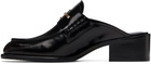 Alexander Wang Black Carter Leather Slip-on Loafers